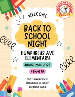 Back to School Night Flyer